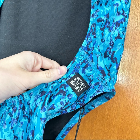 Jolyn Murray Swim Onesie One Piece in Ripley Blue Size 28 - Picture 7 of 10